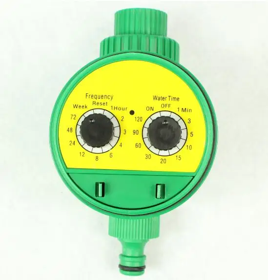Автоматический электронный регуляторы продолжительности полива сада орошения Таймер контроллер - Цвет: Зеленый