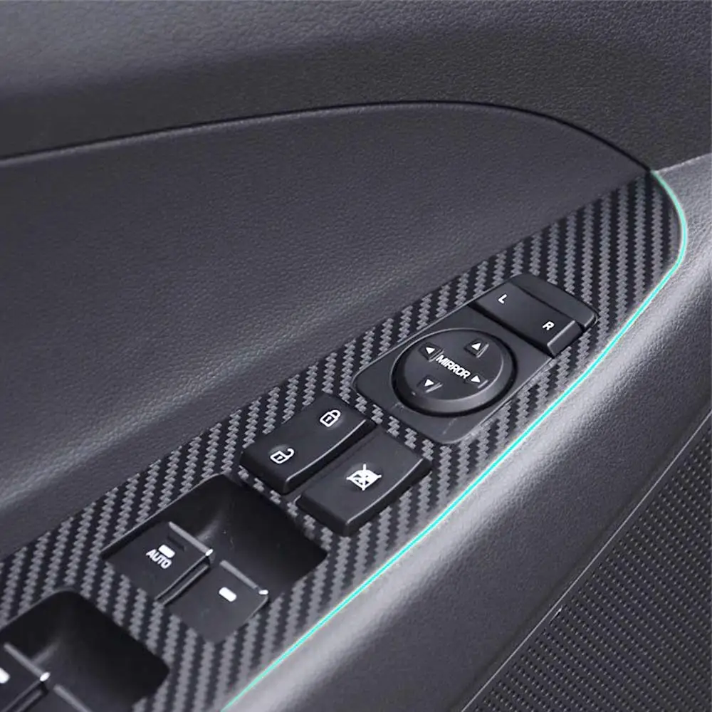 IMTFOO углеродное волокно текстура межкомнатные дверные ручки наклейки для HYUNDAI TUCSON