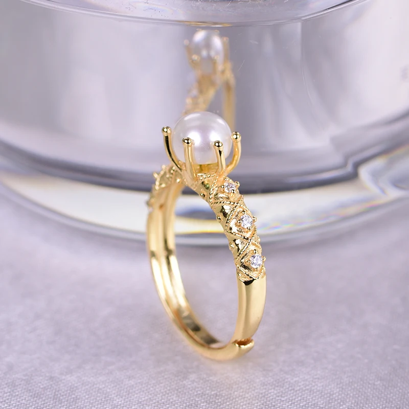 YIKALAISI 925 пробы серебряные кольца с натуральным пресноводным жемчугом Ювелирные изделия для женщин 6-7 мм размер жемчуг 4 цвета белый розовый фиолетовый черный