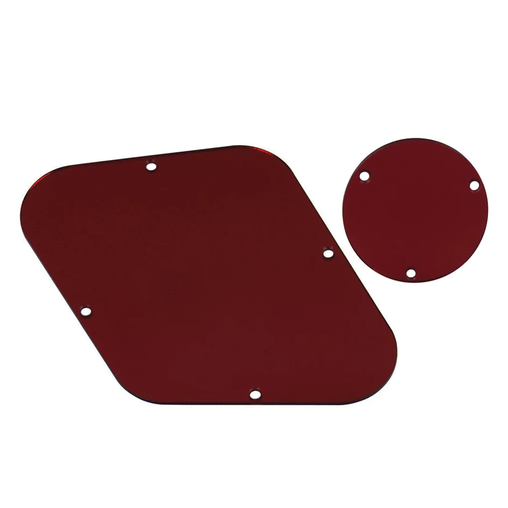 NEW Red Mirror Guitar Cavity Cover Switch Back Plate 1Ply Accessories For Electric LP | Спорт и развлечения