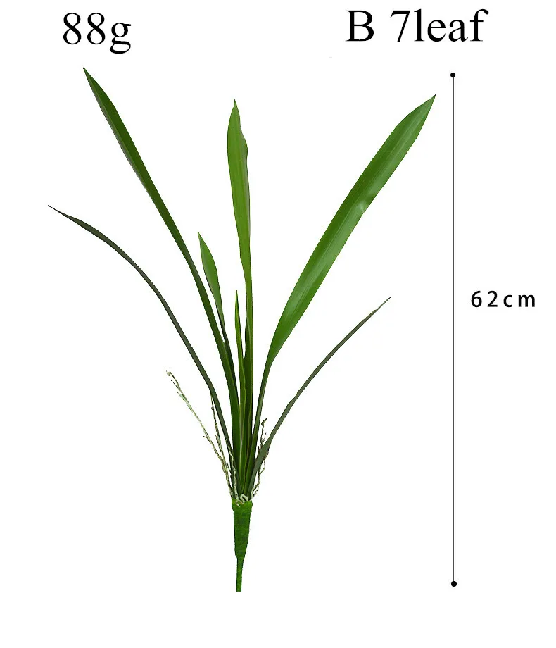 Искусственный цветок, искусственная кожа, зеленые листья орхидеи, для дома, гостиной, напольная ваза, Декоративные искусственные листья, свадебные, сделай сам, дорожное украшение