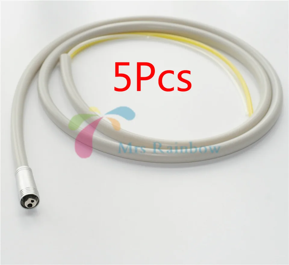 

Dental 2Hole Silicone Tubing,Hose,Tube Connector High Fast Speed Handpiece 5Pcs