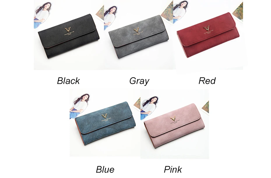 bolsa de dinheiro de couro feminino telefone