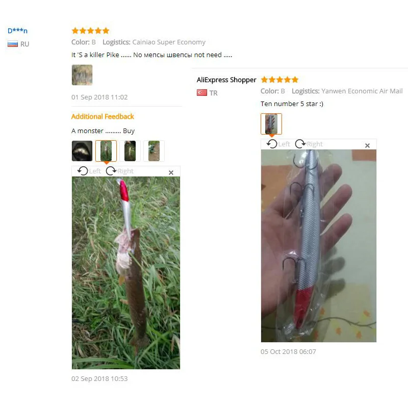 Yuewins طعوم صيد سمك البلمة 18 cm 23.8g إيسكا Artificiais الصلب الطعم Crankbaits البحر الصيد المتذبذب Swimbait الكارب Pesca QA9