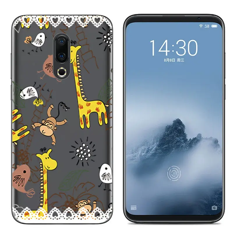 Case for Meizu 16 16X 16th 16 Plus Soft TPU Back Cover for Meizu M5 note M6 note M5C MX6 M6S Pro 6 Silicone Protective Fundas (17)