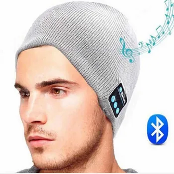 

Men Women Winter Outdoor Sport Bluetooth Stereo Music Hat Wireless Bluetooth Earphone Hat for iPhone Samsung Android Phones
