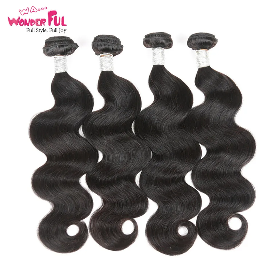 

Remy Indian Body Wave Hair Extensions 100% Human Hair Weave Bundles 1/3/4Pcs Natural Color 8 To 28 30 Inch Free Fast Ship