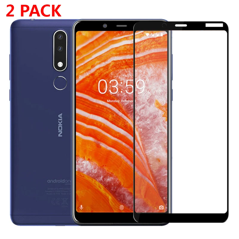 2 шт полное покрытие из закаленного стекла для Nokia 3,2 9H протектор экрана для Nokia 4,2 2,2 6 5,1 7,1 3,1 plus X5 X3 X6 защитное стекло