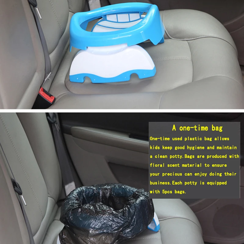 Portable Babies Potty Toilet Training Cushion Child Seat with Handles