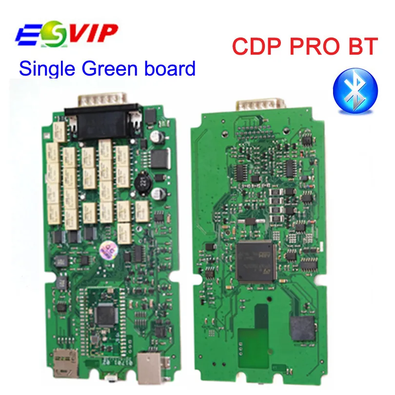 

A++ Quality Newest 2016.00/ 2015 R3 keygen Bluetooth Single green Board TCS CDP Pro For Cars/Trucks for Auto Car Scan Tools