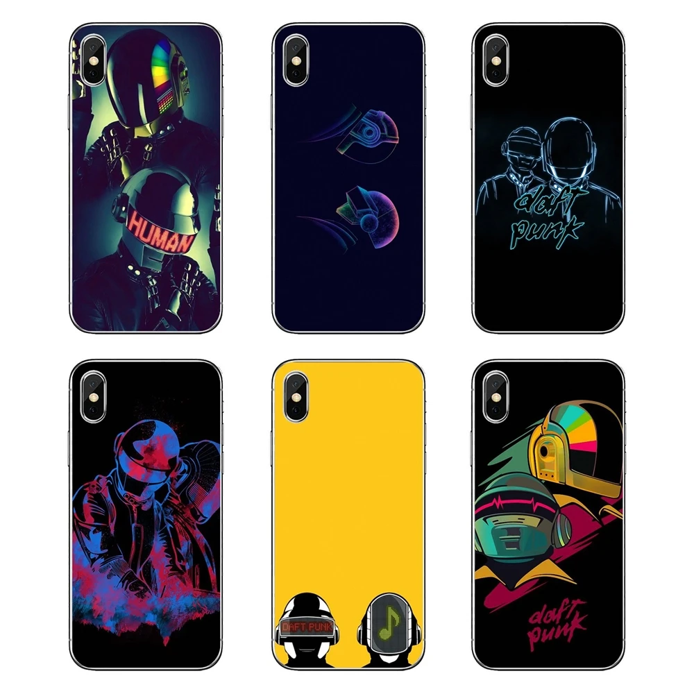 Силиконовый чехол для телефона Daft Punk Give Life Back to DJ Techno Music iPod Touch iPhone 4 4S 5 5S 5C SE 6 6S 7 8 X XR