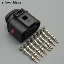 Shhworldsea 2 наборы для ухода за кожей 8 булавки 1,5 мм Автомобильный водонепроницаемый разъем авто электрическая розетка для vw audi 1J0973714 1J0 973 714