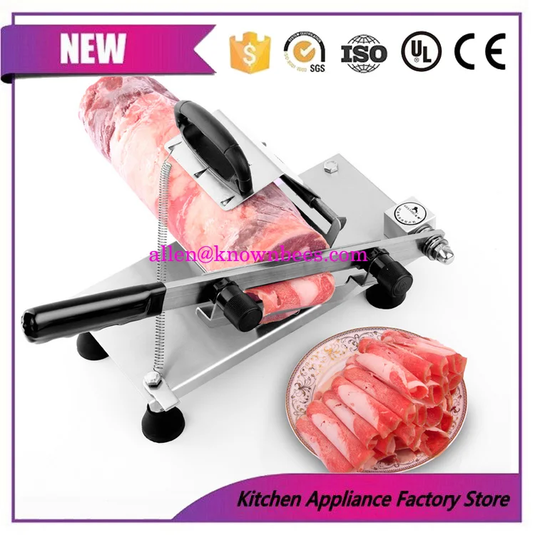 

new design frozen beef and mutton slicing machine,manual meat cutting machine