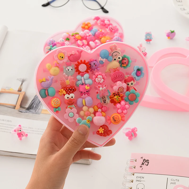 24 шт. детское кольцо в коробке с надписью with love|Шутки и розыгрыши| |