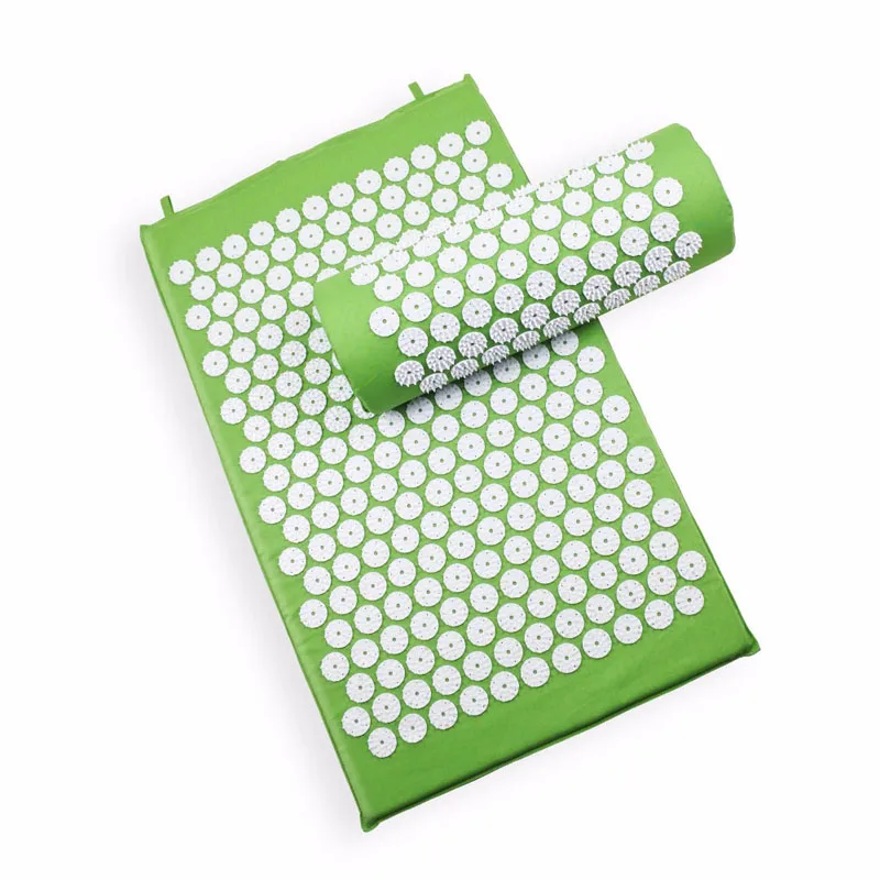OPHAX Acupressure Mat Massage Relaxation Device Shakti Mat Chinese Acupuncture Mat Relieve Back Body Pain Spike Mat With Pillow OPHAX Acupressure Mat Massage Relaxation Device Shakti Mat Chinese Acupuncture Mat Relieve Back Body Pain Spike Mat With Pillow