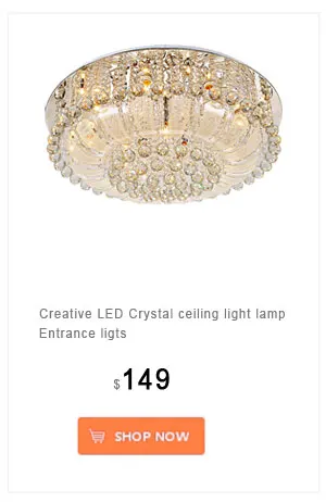 Креативный светодиодный потолочный светильник с кристаллами, светильник для прихожей, светильник для коридора, лампа с 3 Вт, светодиодный Светодиодный потолочный светильник с кристаллами K9, s