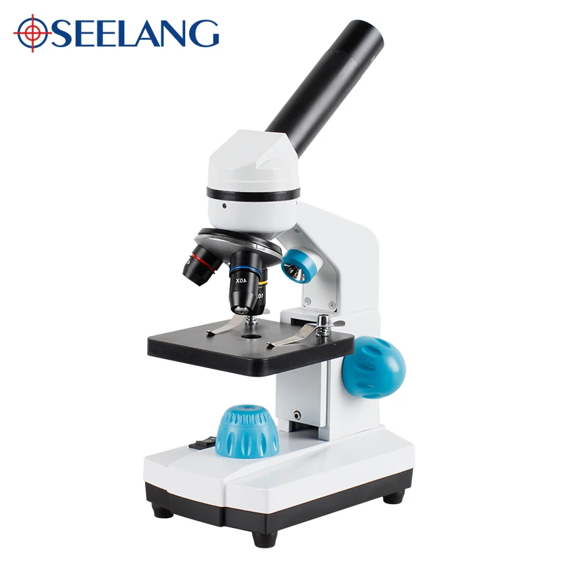 

OSEELANG Monocular Biological Microscope 40X-2000X High Quality HD Student Educational LED Magnifier+1.3MP electronic eyepiece