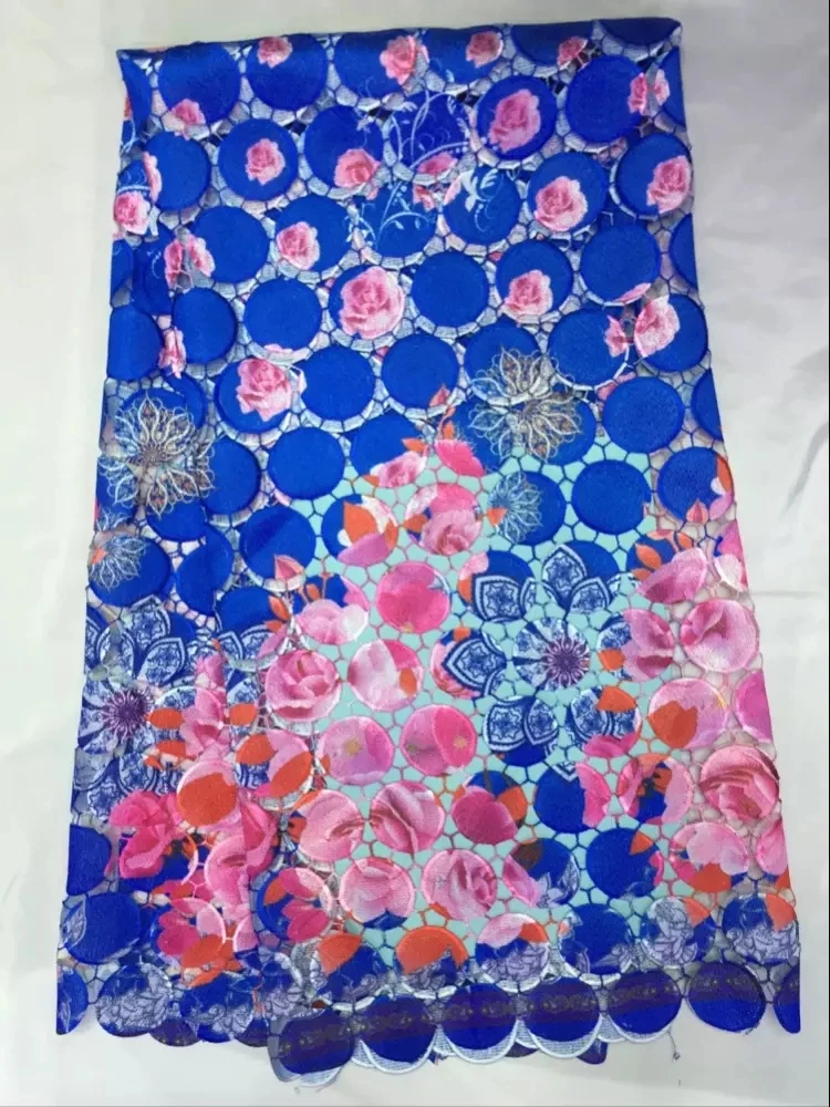 

african lace tulle fabric free shipping nigerian latest lace 2016 net mesh style with white guipure lace fabric for girl J20Y