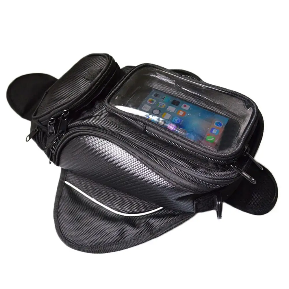 

Waterproof Motorcycles Motorbikes Oil Fuel Tank Saddle Bag Pouch with Window big screen for phone / GPS