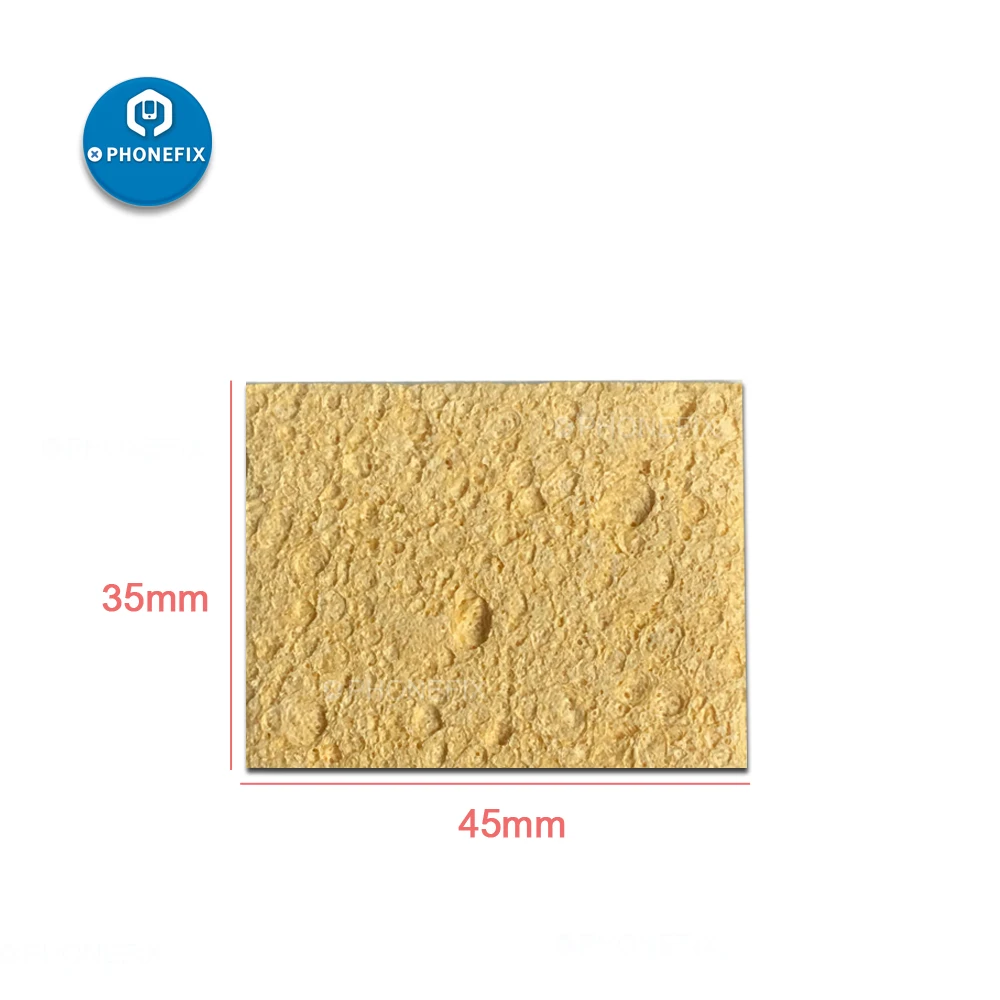 PHONEFIX 5 шт. синий/желтый Универсальный паяльник Губки для телефона PCB компоненты очистки удаления припоя остатки губки колодки