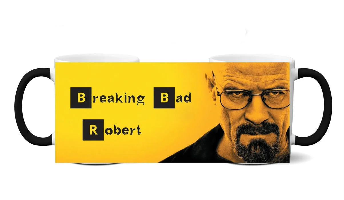 

Breaking Bad Mug Personalised with Name Coffee Tea Cup Heisenberg Birthday Gift