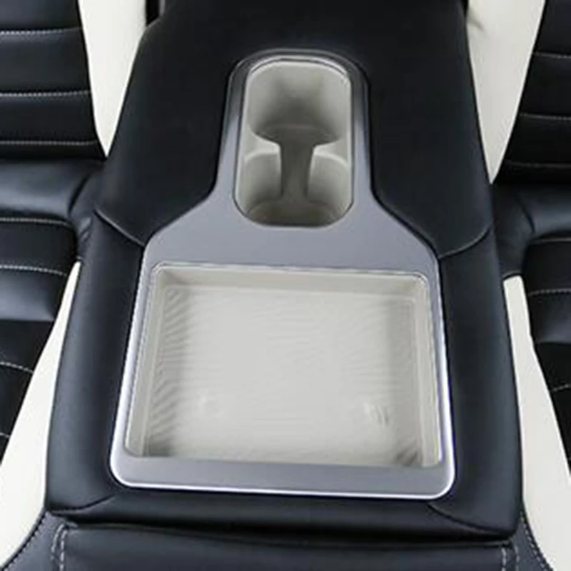 Для Honda CR V CRV 2017 2018 2019 нержавеющая сталь автомобильная задняя рамка для стакана