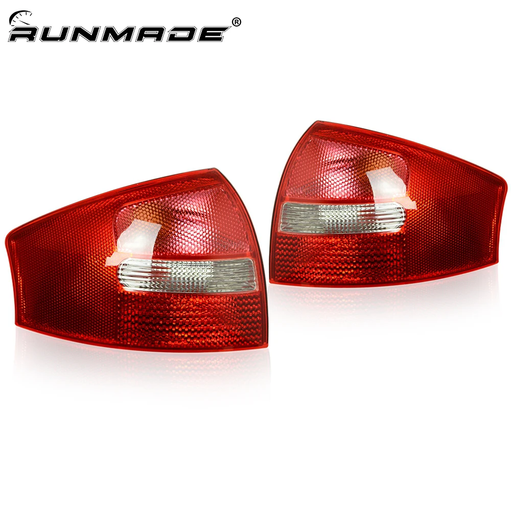 runmade Car Tail Corner Lights Lamps Smoke Reverse Light for Audi A6 C5