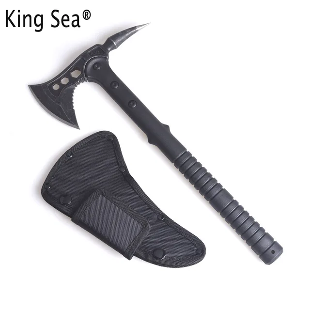 US $28.24 King Sea High Outdoor Exploration Axe Needle-Tailed Camping Hiking Practical Axe Tomahawk Fire Ice 