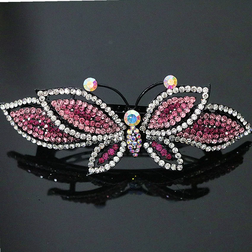 

14 types Bohemia style hairpins rainbow crystal rhinestone hairclips bridal hairdress hair clips head barrette accessories B1254