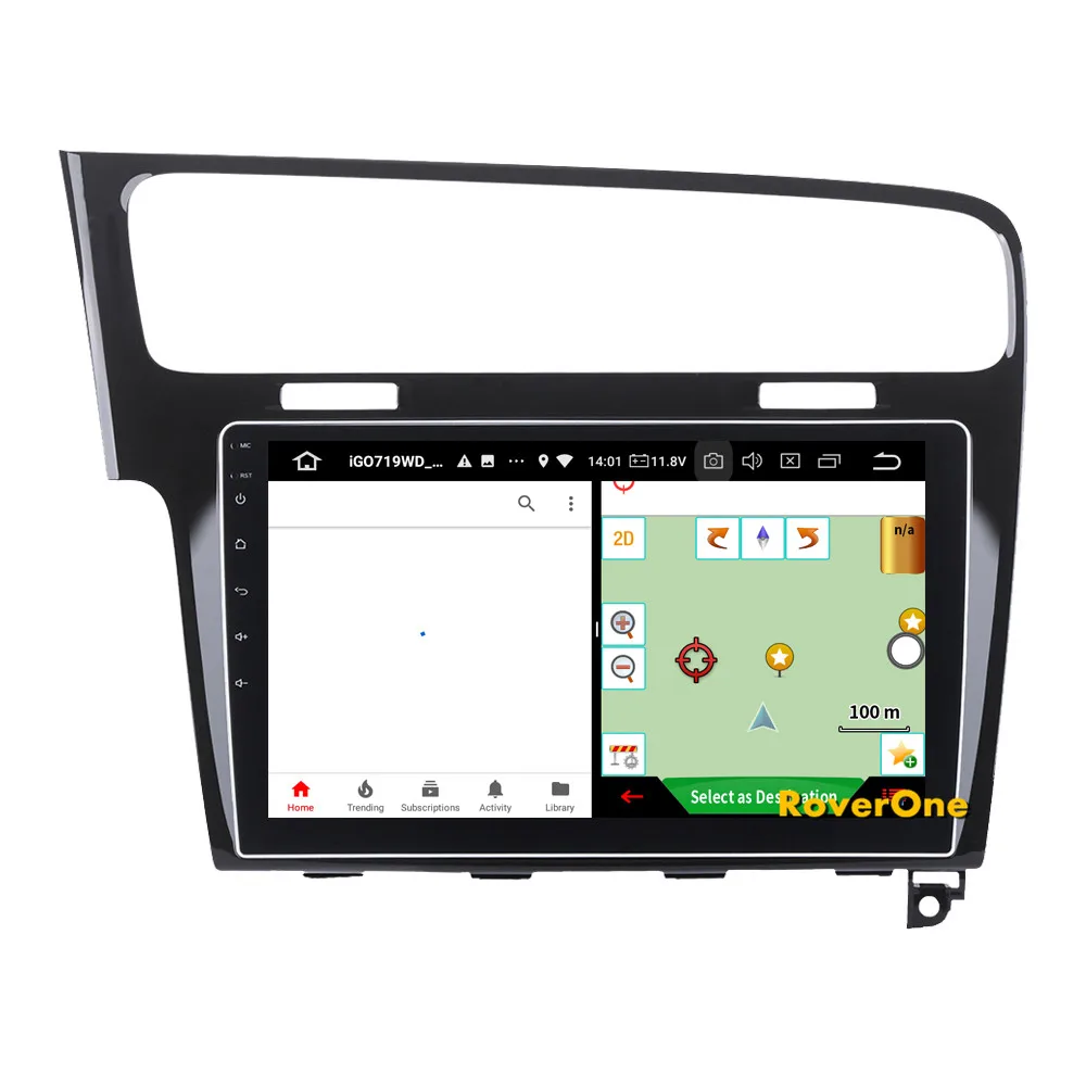 Cheap For VW Golf 7 MK7 VII 2013 2014 2015 2016 Android 9.0 Car Radio Stereo GPS Navigation Navi Media Multimedia System PhoneLink 18