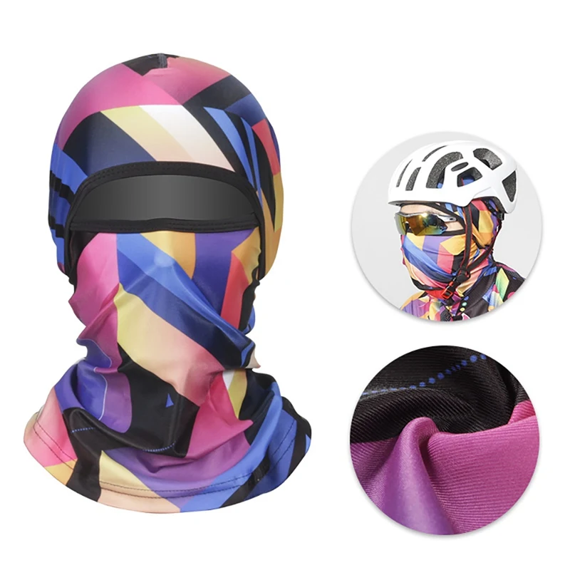 

1 PC Cycling Face Mask Balaclava Women Men Lightweight Anti-sweat Quick Drying Polyester Spandex Scarf Headwear