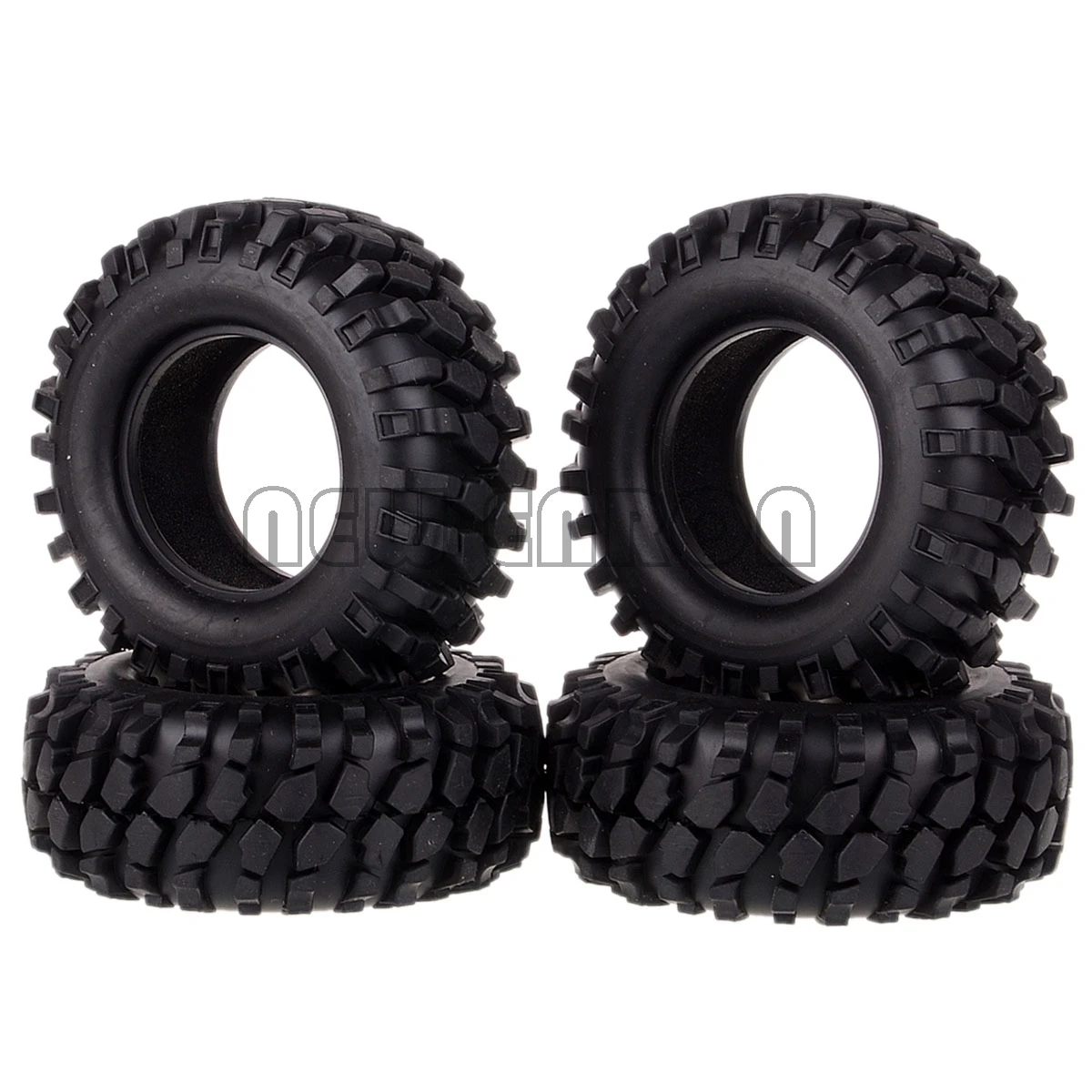 

NEW ENRON 4PCS RC 1/10 Model Car Climbing Rock Crawler Rubber 96mm 1.9" Tires Tyre 7006