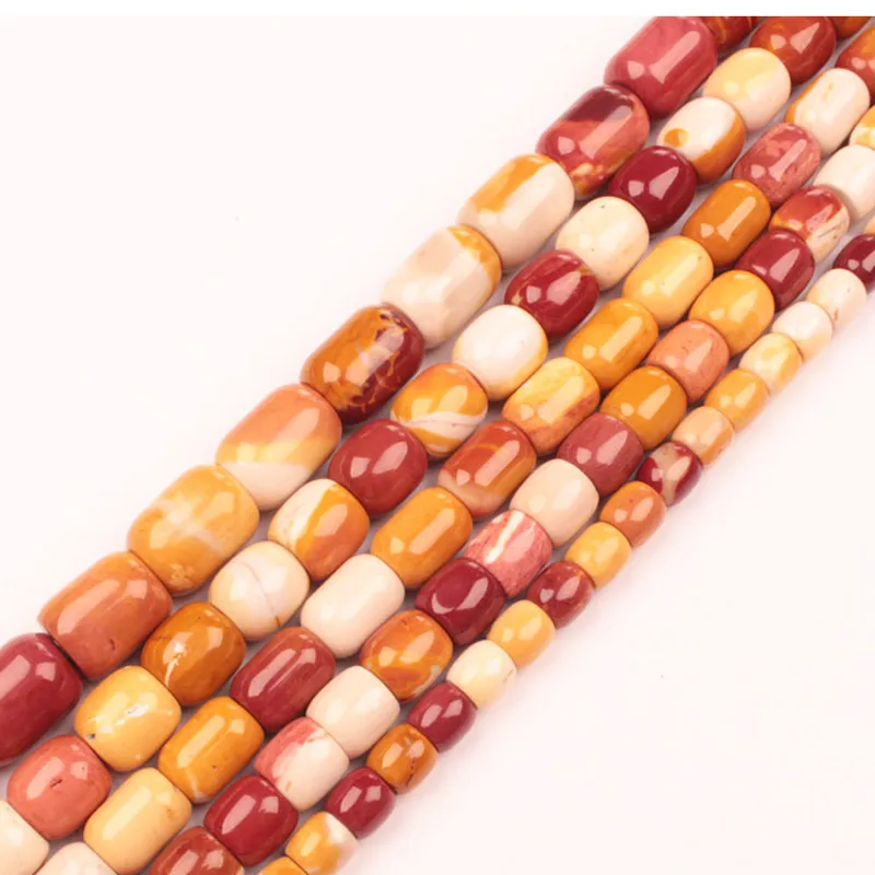 Wholesale Mustard Drum Shape Beads 15" BeadsFor DIY Jewelry Making !We