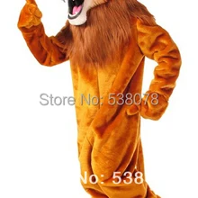 Костюм талисмана льва, костюм для взрослых, тема животного, Карнавальная вечеринка, косплей Mascotte Mascota, костюм, комплект, нарядное платье SW1018