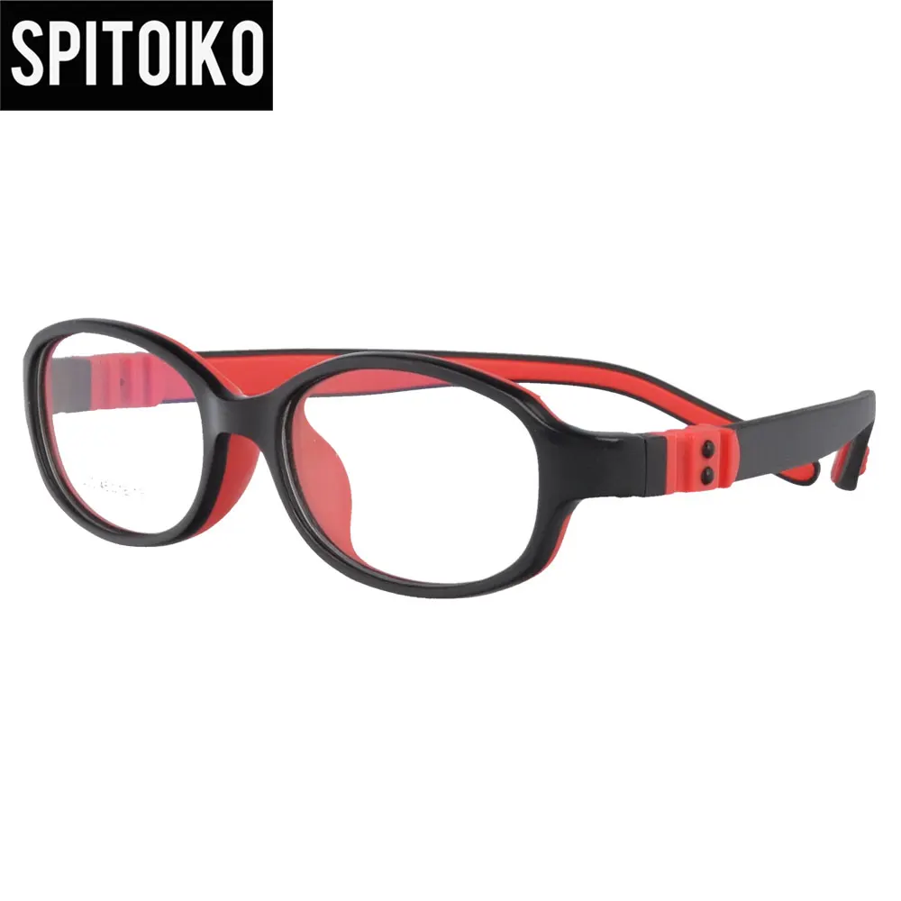 SPITOIKO Детские красочные полный обод TR и кремния оптические оправа для очков Близорукость очки 7003
