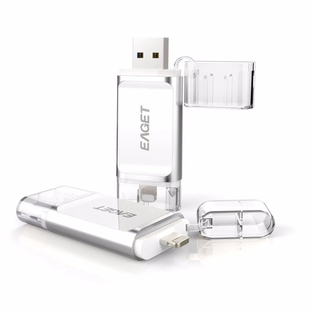 

EAGET 2 in1 OTG USB 3.0 Flash Drive Phone Computer U-Disk Portable 5Gbps Super Speed Memory Stick Flash Disk For iPhone