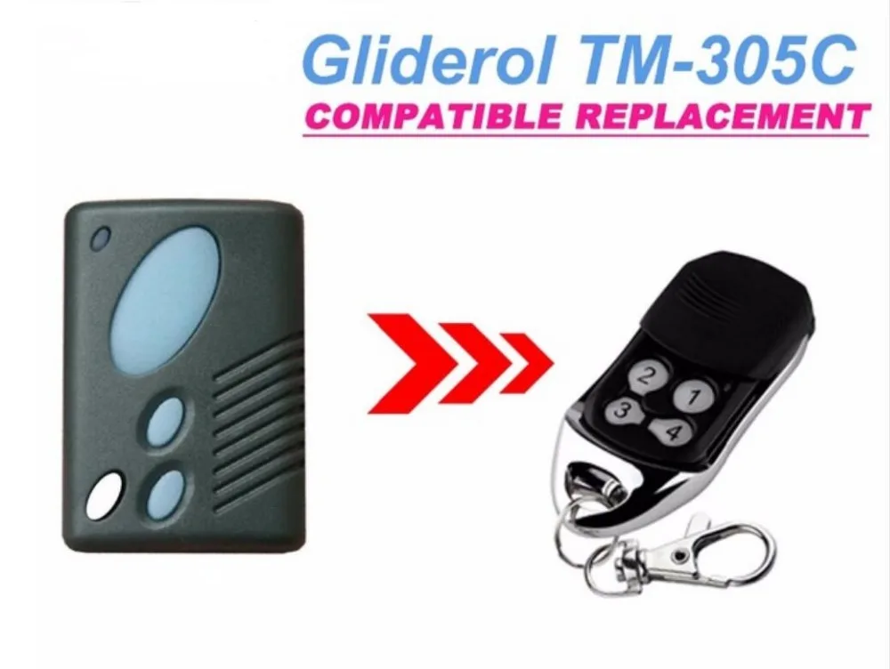 

Gliderol TM-305C garage door replacement remote control beautiful