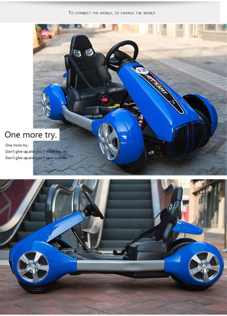 Электромобиль с педалью,, новинка, горячая Распродажа, дизайн, безопасный блет, анти-взрыв, мягкая игрушка на колесах, Детские самокаты - Цвет: blue