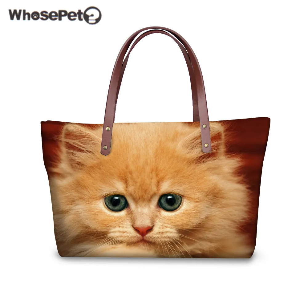 WHOSEPET النساء حقائب لطيف القط الطباعة أعلى-حقائب بيد ل المراهقين الفتيات Kawaii حقيبة شاطئية كبيرة قدرة حقيبة صغيرة الإناث WHOSEPET النساء حقائب لطيف القط الطباعة أعلى-حقائب بيد ل المراهقين الفتيات Kawaii حقيبة شاطئية كبيرة قدرة حقيبة صغيرة الإناث