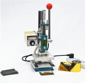 220 В руководство Горячего Тиснения кожа Debossing machine13x10cm, печать логотипа маркировки Пресс Тиснение машины