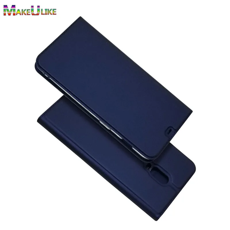 

MAKEULIKE Slim Magnetic Case For Oneplus 6 6T Flip Cover PU Leather Phone Bags Cases For One plus 6 6T Coque