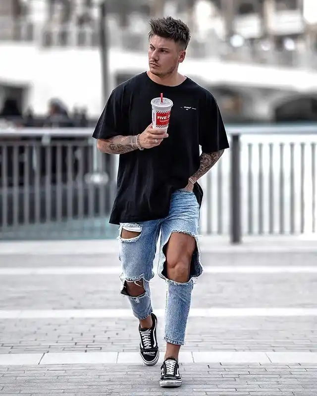 street style jeans mens