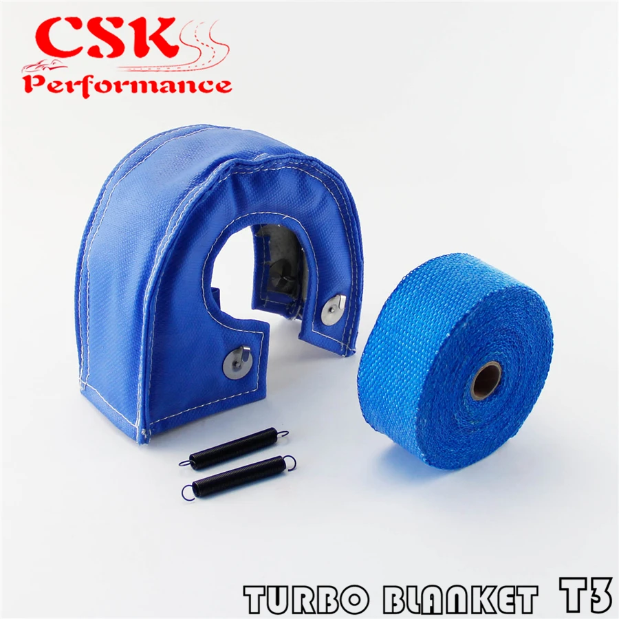 TURBO HEAT SHIELD BLANKET COVER T3 + MANIFOLD DOWNPIPE WRAP 2" X