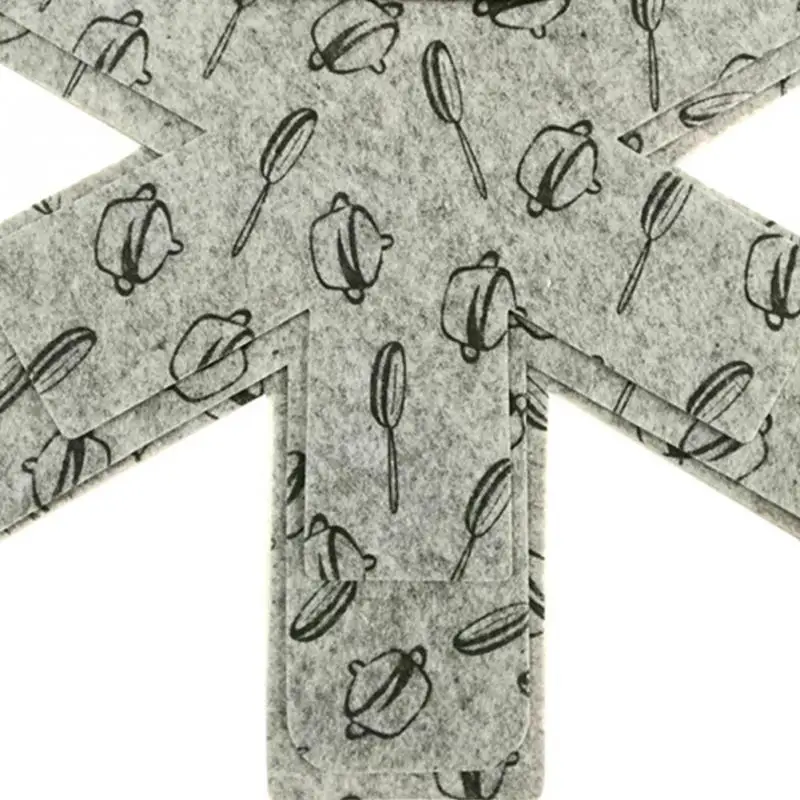 

6 Pieces of Non-woven Bottom Protection To Prevent Scratches and Protect The Surface of The Cookware