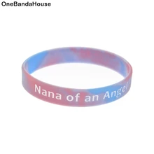 OneBandaHouse 50 шт разноцветные модные браслеты Nana of An Angel Силиконовые Браслеты