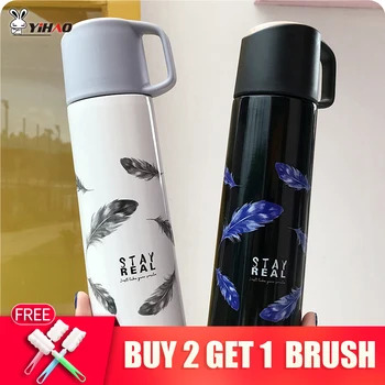 

YIHAO 350ML Creative High Quality Hot Sale Stainless Steel Thermos Cup Portable Business Outdoor Thermoses Vacuum Bottle