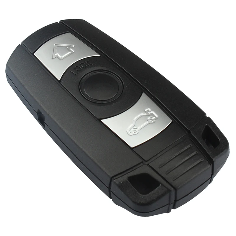 Mayitr 3 Buttons Remote Key Case Shell Key Blank for BMW 1 3 5 6 7 Series E90 E91 E93 Replacement Remote Key Shell Case