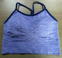 

Women's Active Seamless High Waist Sports Bra Gym Underwear Bras Shaper with Removable Cookie