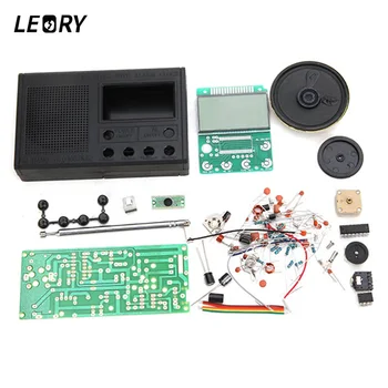 

LEORY DIY FM Radio Kit Electronic Learning Assemble Suite Parts For Beginner Study School Teaching Broadcast Radio Set