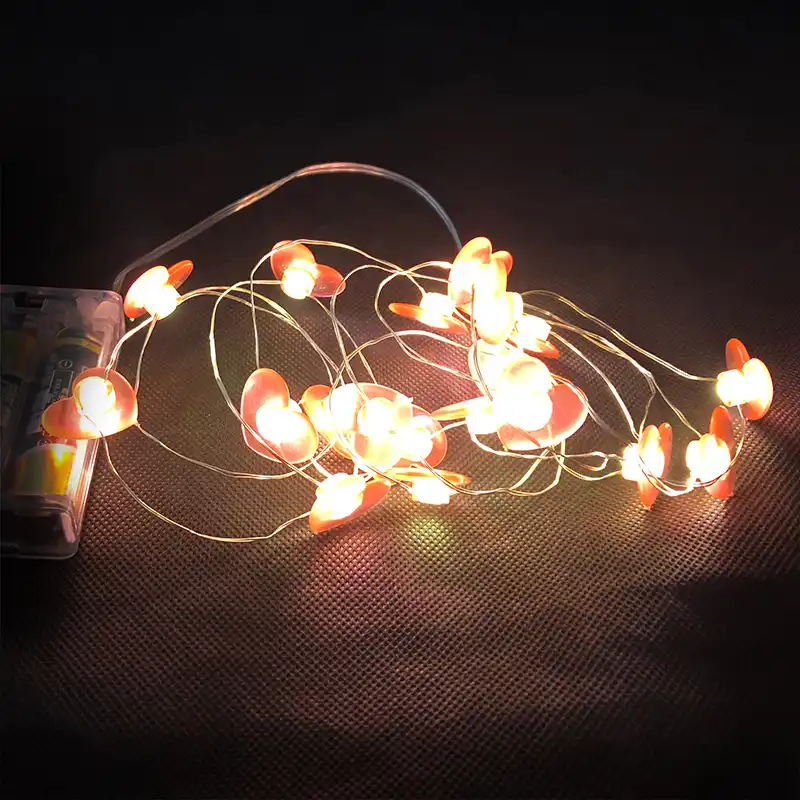 Detail Feedback Questions About Red Heart Led Fairy Lights 78 74 Red Heart Led Fairy Lights 78 74 Length 2aa Battery Operated Xmas Decor Light Copper